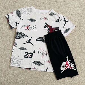 Nike Air Jordan Graphic Tee and Shorts Set